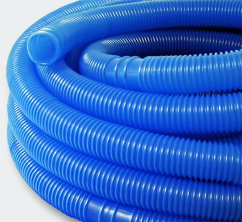 Pool-Profi24 12m Pool-Schlauch 38mm Durchmesser | Saugschlauch individuell teilbar (Blau)