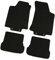 Bär-AfC Auto Fußmatten Supreme passend für Audi 80 Cabrio 1993-2000, Autoteppiche Velours Schwarz, Rand Kettelung Schwarz, Set 4-teilig, AU00069