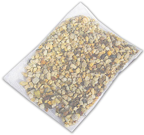 MGS SHOP Reinigungsnetz 3 Stück für Zierkies & Ziersplitt 30 x 40 cm für ca 5kg Kies Steine Splitt
