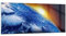 Wandbilder Dekoration Wohnzimmer Galaxie Erde Raum Panorama Bilder auf Glas 120x50cm Glasbild Schlafzimmer Küche Wand Kunstdruck Art Groß Wanddeko Bild im Glas Modern Wall Decor GAB120x50-2335
