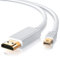 CSL - 1m 4k Mini Displayport 1.2 auf HDMI Kabel UHD 4kx2k - Kompatibel mit Thunderbolt 1- und Thunderbolt 2-Ports - 4K Ultra HD 2160p Full HD 1080p - kompatibel mit Apple Lenovo Surface