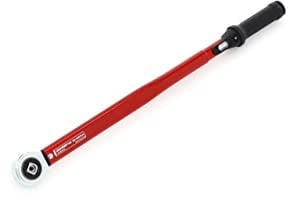 GEDORE red Drehmomentschlüssel für Links- und Rechtsgewinde, 3/4 Zoll, 80-400 Nm, Stahlrohr, Rot/Schwarz