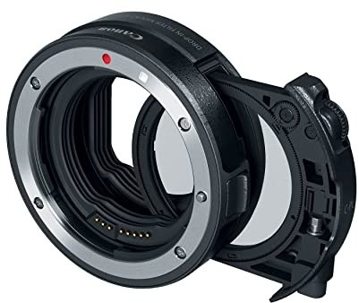 Canon Drop-in Filter Mount Adapter EF-EOS R with Circular Polarizing Filter
