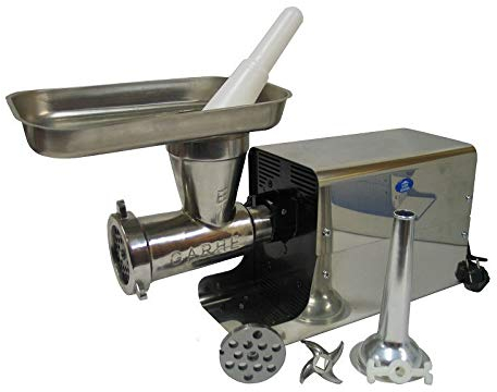 Garhe Picadora-embutidora eléctrica nº 22 Totalmente Inoxidable mr7 1.5 HP 60 RPM