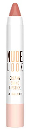 Golden Rose Nude Look Creamy Shine Lips. No:04 Coral Nude 1 Pack