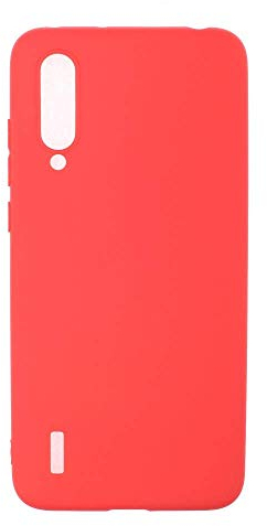 CoverKingz Handyhülle kompatibel mit Xiaomi Mi A3 - Silikon Handy Hülle Soft Case - Weiche Smartphone Schutzhülle Matt Rot