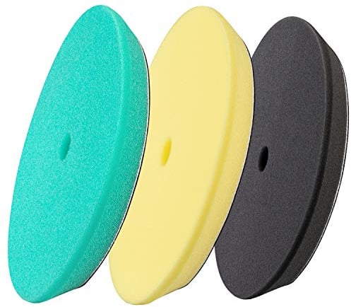 3pcs 5 inch Polishing Pads, 5'' Orbital Buffer Pads Hook and Loop Buffing Pads, Foam Polish Pad for Compounding, Polishing and Waxing, for 5'' Backing Plate
