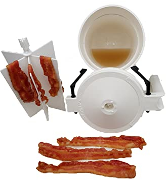 WowBacon Mikrowellen-Herd – Stressfreier Speck in Einer Stressgefüllten Welt. – 3 Jahre Garantie – Versand aus Großbritannien