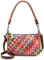 Eysee Umhängetasche Damen klein Echt Leder, Ledertasche Damen, Crossbody Bag Damen bunt,Tasche Damen, bunte Handtasche 2022 NEU Frühling (Mehrfarbig 1)