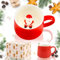 Sunwuun 3D Christmas Mugs for Kids,Christmas Santa Mugs,Xmas Mugs,Christmas Cups,Christmas Hot Chocolate Mug,Xmas Coffee Mug Christmas Tableware,Christmasgifts for Kids Girls Women Men