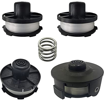 Makita 196146-9/195858-1Replacement Trimmer Spool and Line 1.6mm for Makita Akkusense 18V DUR1817 DUR181RF DUR181 Grass Trimmer (4 spools+cap+spring)