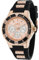 Invicta Women's Analog Quartz Watch with Stainless Steel, Silicone Strap 37318