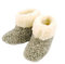 shivler Schafwolle Hausschuhe Wollhausschuhe Wolle Pantoffeln aus Schafwolle Schlappen (graumelange, eu_footwear_size_system, adult, women, numeric, medium, numeric_41)