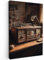 MuchoWow© Impression sur Toile Peinture 60x90 cm Tableau Mural Decoration Salon Reproductions de Tableaux Murale Moderne Vintage - Radio - Ancienne - Lampe de bureau