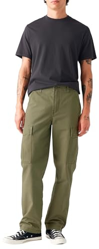 Levi's Herren XX Cargo Straight Hose, Olive Night Canvas, 30W / 34L