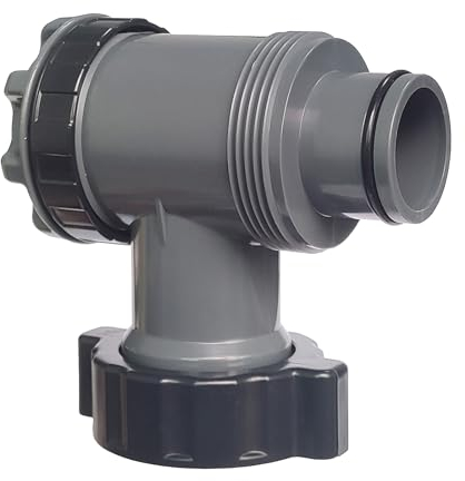 Vanne de vidange de piscine avec piston marche/arrêt compatible avec Coleman, Intex, Bestway Pompe de filtre de piscine hors sol, pièces de rechange pour pompe de piscine