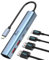 USB C Hub 10Gbps USB C 3.1 Hub USB C auf USB 3.1 Adapter 4 in 1 Typ C Hub Ultra Slim Datenhub Kompatibel mit MacBook Pro/Air, iPad Pro, Dell, HP