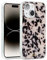 SCORPIFY for iPhone 15 Plus Case [Compatible with MagSafe] with Pink Tortoise Shell Design, Cute Brown Magnetic Phone Cover for Women Girls, Slim Shockproof Bumper with Stylish Pattern