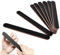 Confezione da 10 lime per unghie, grana 100/180, lima professionale per unghie, colore nero, per manicure e manicure (una confezione)