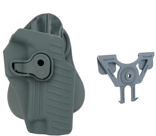 Right Hand Tactical Gun Holster Hunting Shooting for SIG SAUER P220 P225,P226,P228,P229,Norinco NP22 Military Pistols Case(Grey)