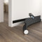 Boudin de porte réglable de 93 cm pour portes, installation rapide, insonorisation, s'adapte aux portes intérieures/extérieures, bloque l'air froid et le bruit, noir