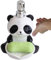 Keramik-Panda-förmiger Seifenspender mit Pumpe, 2-in-1-Seifenspender und Seifenschale, niedliche Panda-förmige Lotionsflasche für Küche, Wäscherei, Badezimmerarbeitsplatten