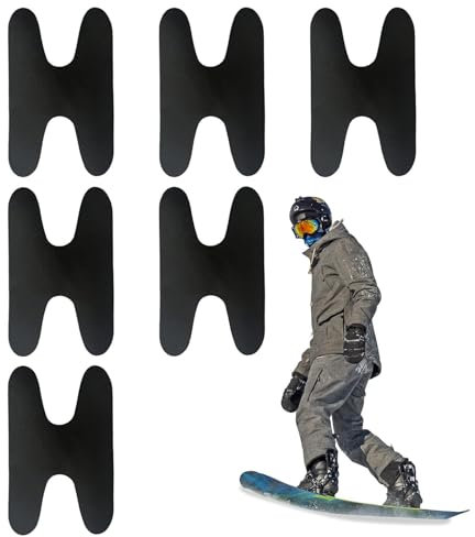 Ski Boot Fitting Pads | Adhesive Snowboard Boots Foam Padding | 6x Ankle Wrap Pads for Ski Boots | Foam Inserts for Comfort and Protection | Fits Men and Womens Ski Boots