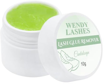 10G Eyelash Remover for Extensions Lash Remover, Glue Remover with 2pair Eye Pads and Eyelash Brush, Low Irritation(eye lash remover-10G)