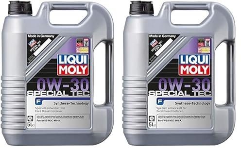 LIQUI MOLY Special Tec F 0W-30 | 5 L | Synthesetechnologie Motoröl | Art.-Nr.: 20723, farblos (Packung mit 2)