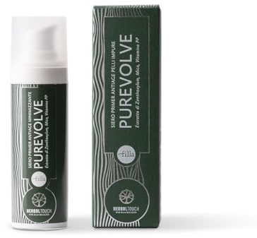 Herbal Touch Purevolve 30 ml Anti-Aging Primer Serum für unreine Haut mit Niacinamid, Salicylsäure und Zanthoxylum für unreine, reife und glänzende Haut