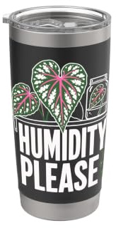 Humidity Please Houseplant Care Stainless Steel Insulated Tumbler