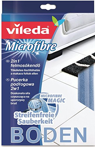 Vileda, Panno in Microfibra Pavimenti, Pulizia Efficace ed in Profondità, Qualsiasi Tipo di Pavimento