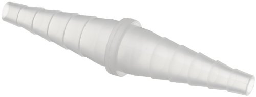 SP Bel‑Art 5‑in‑1 Straight Tubing Connectors, 3.5 in Polypropylene Hose Barb Fittings for Laboratory, Fluid Transfer & Tubing Applications, Pack of 12