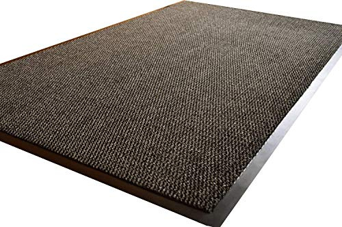 Machine Washable Grey Black Heavy Quality Non Slip Hard Wearing Barrier Mat. Available in 8 sizes (60cm x 180cm (Runner))