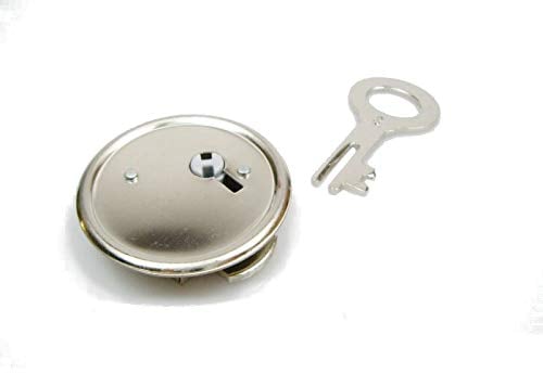 Sparschwein-Schloß inkl. Schlüssel - Made in Germany - Rand39 mm Ø - Marke hannas laden Für Bastler Und Hobbykünstler (1, Metall)