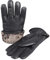 Zavelio Herren Premium Shearling Schaffell Fell Gefüttert Lederhandschuhe, Schwarz ohne Box, Small