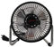 Ventilador Mesa Sobremesa y Suelo 6 15cm para Escritorio de Ordenador Pc Portatil Tamaño Compacto 20W 220V Soporte Y ASPAS DE Metal 2 velocidades Ajustable - Alta Velocidad de Aire Negro