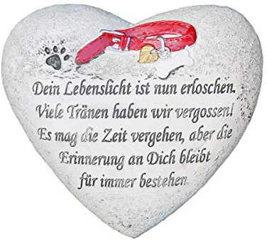 Tiergrab Herz, Breite 16 cm