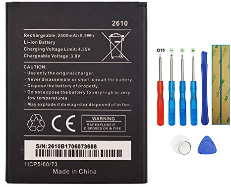 Swark WIKO 2610 - Batteria compatibile con Wiko Y60 Jerry 2 Jerry 3 Tommy 3 con strumenti