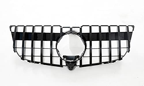 TOOWGM Mittelgroßer Kühlergrill aus ABS-Kunststoff, Diamant-GT, vertikale Stange für Mercedes-Benz GLK X204 2008–2015 (Stil 7)