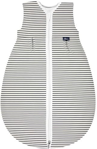 Set Alvi Mäxchen Schlafsack Thermo & Windel Blaubaer | Alvi Thermoschlafsack wattiert ohne Ärmel | Babyschlafsack 100% Baumwolle | Kinder Winterschlafsack | Schlafsack Neugeborene