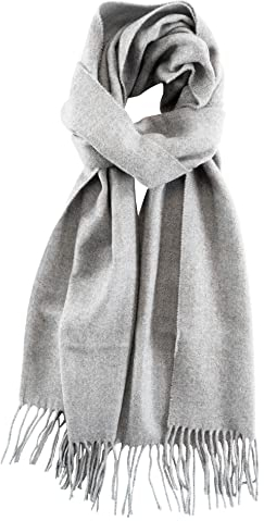 CALVIN & OLIVIA Ultraweicher Winterschal mit Kaschmir-Gefühl, warm, lang, Unisex, Winterschal, perfektes Urlaubsgeschenk für Damen und Herren, Tolles Grau, Standard