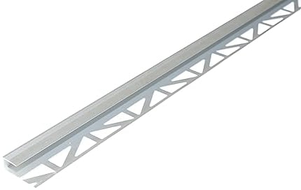 Dalsys 200cm Profilé de Transition 8mm Aluminium Argenté, Moulure de finition