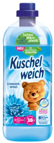 Kuschelweich Weichspüler Sommerwind Karton - 12 x 1Liter (38 WL)