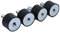 Dämpfer Vibration Mounts 4x M8 Gummi Mounts Stoßdämpfer Anti Vibration Silentblock Spulen VD30x20 M8x23