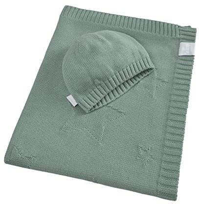 sei Design Bio-Babydecke gestrickt aus 100% Bio Baumwolle