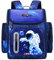 MCWTH Schulrucksack für Mädchen und Jungen, großes Fassungsvermögen, wasserdicht, leicht, Schultasche, Büchertasche für Kinder, Grundschule, Schüler, Astronaut Blue4, Large, Reiserucksäcke