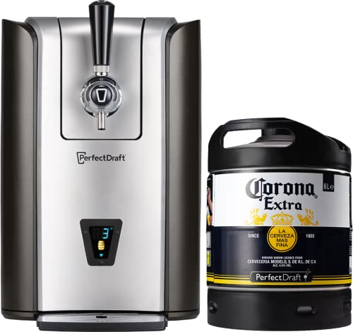 Pack tireuse à bière PerfectDraft Pro + 1 fût de bière - Idée cadeau (Corona)