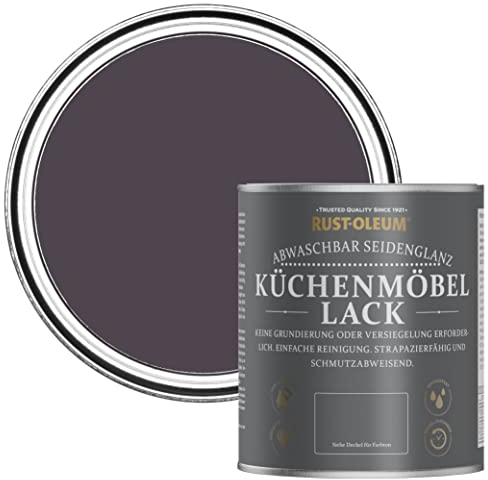 Rust-Oleum Peinture Violette pour Meubles de Cuisine, Finition Satinée - Jus de raisin 750ml