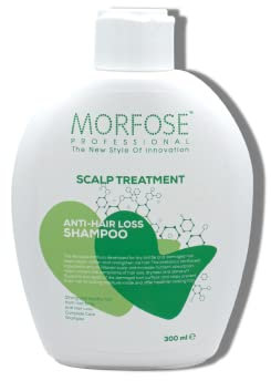 Morfose Kopfhaut Anti-Haarausfall Shampoo 300ml – Sulfatfreies Haarwuchs-Shampoo gegen Haarausfall – Kopfhautpflege mit Niacinamid & Aloe Vera – Unisex